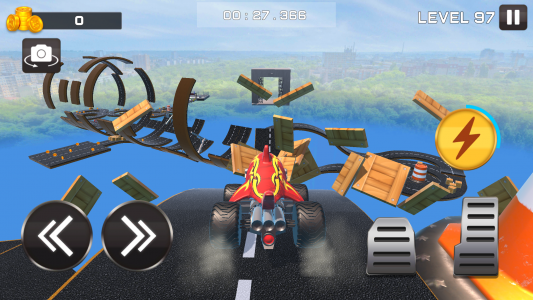 اسکرین شات بازی SuperHero Car Stunt Race City 3