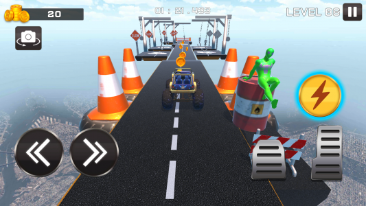 اسکرین شات بازی SuperHero Car Stunt Race City 2