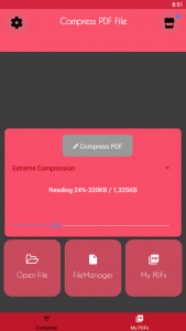اسکرین شات برنامه Compress PDF - PDF Compressor 1