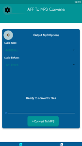 اسکرین شات 2 برنامه Convert AIFF to MP3