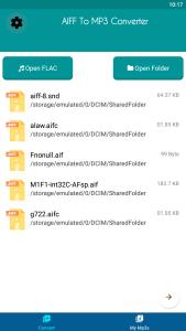 اسکرین شات 1 برنامه Convert AIFF to MP3