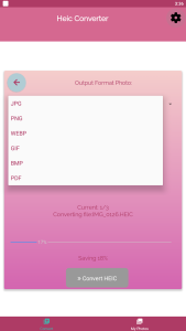 اسکرین شات 2 برنامه Heic to JPG Converter