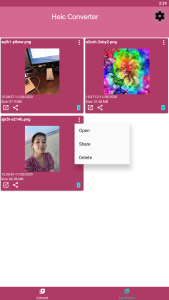 اسکرین شات 3 برنامه Heic to JPG Converter