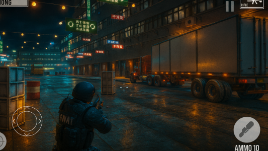 اسکرین شات 2 بازی SWAT Dragons City Shooter Game