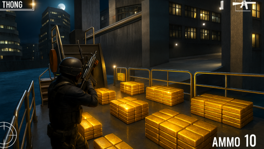 اسکرین شات 1 بازی SWAT Dragons City Shooter Game