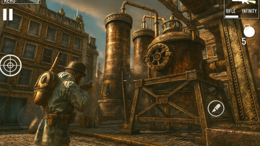 اسکرین شات 2 بازی Steampunk Strike Shooting Game