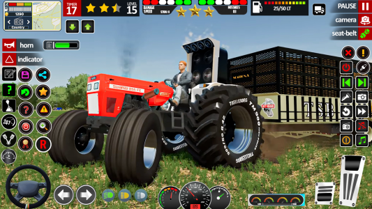 اسکرین شات 5 بازی Indian Tractor Games Simulator