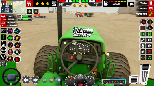 اسکرین شات 2 بازی Indian Tractor Games Simulator