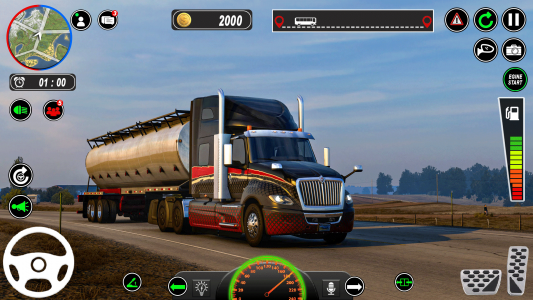 اسکرین شات بازی Drive Oil Tanker: Truck Games 3