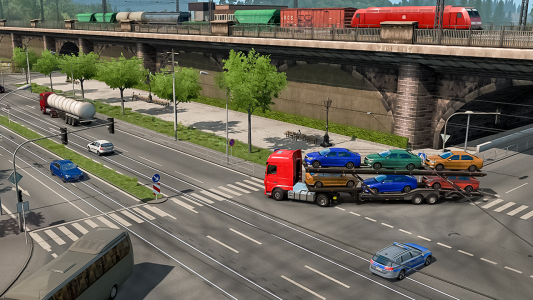 اسکرین شات بازی Car Transport Truck Simulator 3