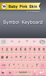 اسکرین شات برنامه Baby Pink Skin for TS Keyboard 3