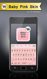 اسکرین شات برنامه Baby Pink Skin for TS Keyboard 1