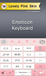 اسکرین شات برنامه Lovely Pink for TS Keyboard 4