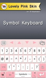 اسکرین شات برنامه Lovely Pink for TS Keyboard 3