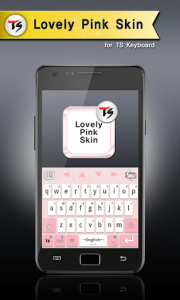 اسکرین شات برنامه Lovely Pink for TS Keyboard 1