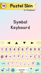 اسکرین شات برنامه Pastel Skin for TS Keyboard 3