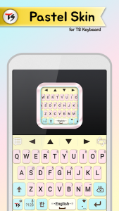 اسکرین شات برنامه Pastel Skin for TS Keyboard 1