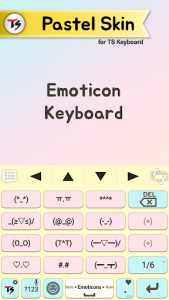 اسکرین شات برنامه Pastel Skin for TS Keyboard 4