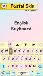 اسکرین شات برنامه Pastel Skin for TS Keyboard 2