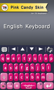 اسکرین شات برنامه Pink Candy for TS Keyboard 2