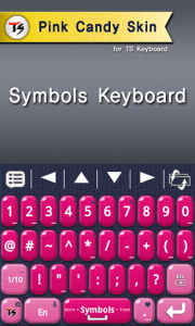 اسکرین شات برنامه Pink Candy for TS Keyboard 3