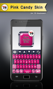 اسکرین شات برنامه Pink Candy for TS Keyboard 1