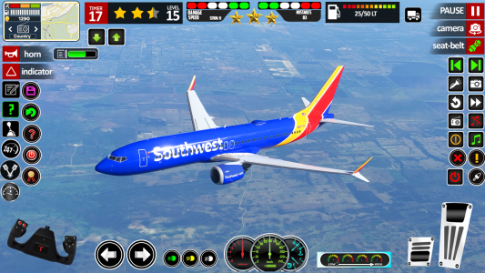 اسکرین شات 3 بازی Real Plane Game Simulator 3d