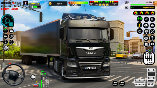 اسکرین شات بازی US Euro Truck Driving Games 3d 1