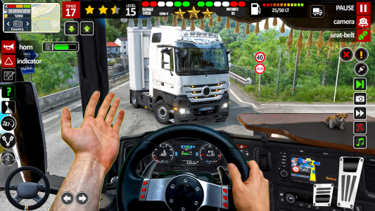 اسکرین شات 3 بازی Euro Truck Transporter 3d