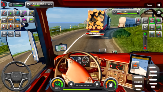 اسکرین شات 4 بازی Euro Truck Transporter 3d