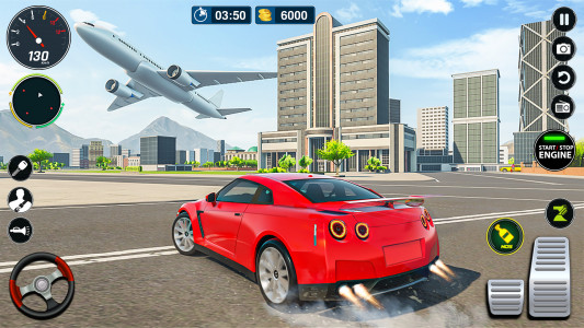 اسکرین شات 2 بازی Flying Car Simulator: Car Game