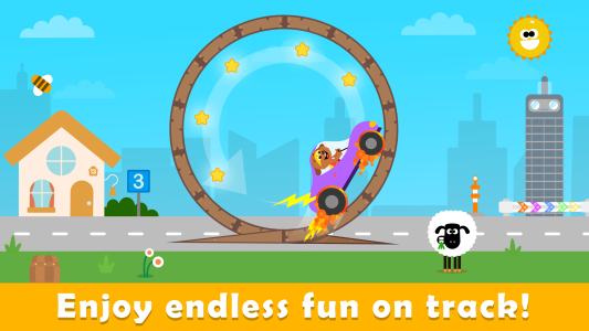 اسکرین شات 4 بازی Toddler Car Games For Kids 2-5