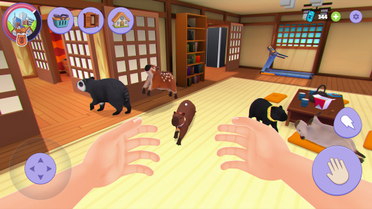 اسکرین شات بازی Capybara Simulator: Cute pets 2