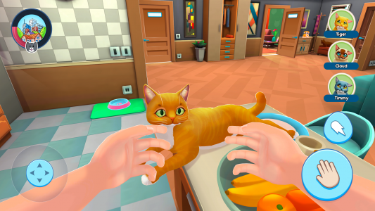 اسکرین شات بازی Cat Simulator: Virtual Pets 3D 1