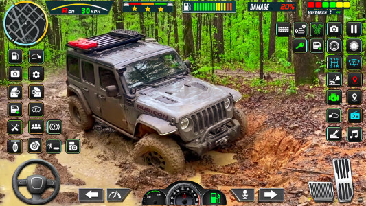 اسکرین شات 3 بازی Offroad Mud Jeep Simulator 3d