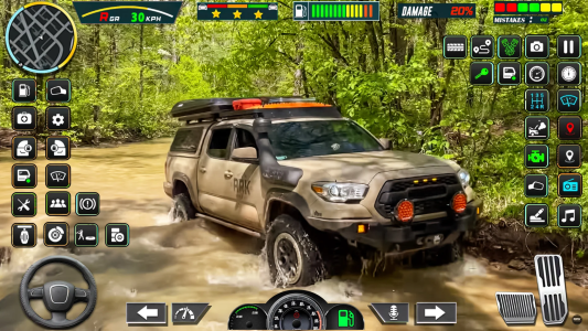 اسکرین شات 5 بازی Offroad Mud Jeep Simulator 3d