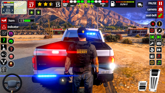 اسکرین شات 1 بازی Offline Police Car: Cop Game