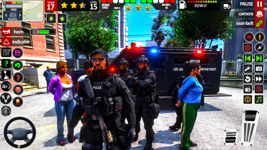 اسکرین شات 1 بازی Offline Police Car: Cop Game