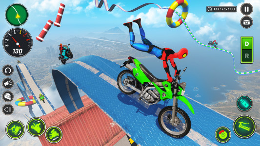 اسکرین شات بازی GT Mega Ramps Bike Race Games 6
