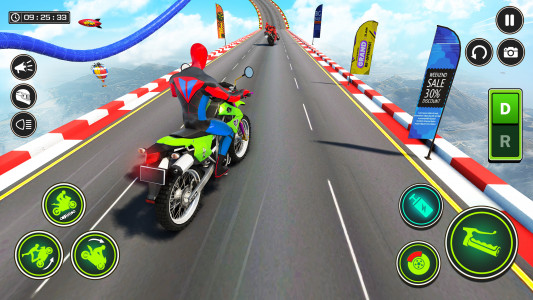 اسکرین شات بازی GT Mega Ramps Bike Race Games 4