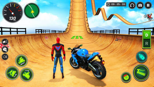 اسکرین شات بازی GT Mega Ramps Bike Race Games 2