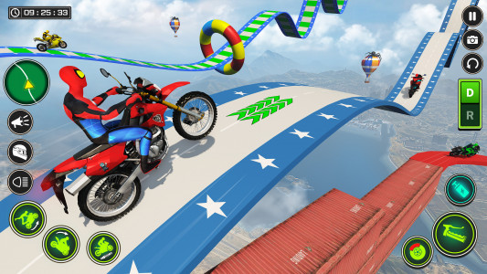 اسکرین شات بازی GT Mega Ramps Bike Race Games 5