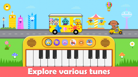 اسکرین شات بازی Toddler Piano and Music Games 1