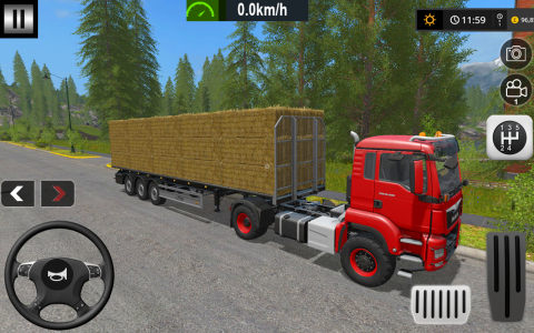 اسکرین شات بازی Transport Truck Simulator Game 3