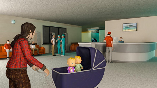 اسکرین شات بازی Mother Simulator 3D: Virtual Simulator Games 4