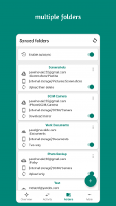 اسکرین شات برنامه Autosync - File Sync & Backup 6