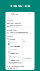 اسکرین شات 4 برنامه Autosync - File Sync & Backup