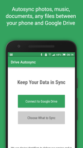 اسکرین شات 1 برنامه Autosync for Google Drive