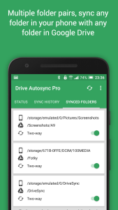 اسکرین شات 6 برنامه Autosync for Google Drive