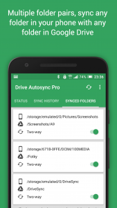اسکرین شات برنامه Autosync for Google Drive 6